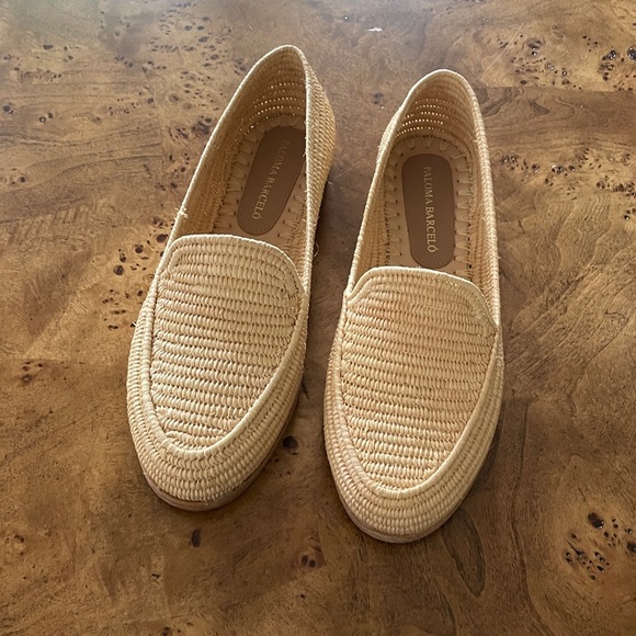 Paloma Barceló Women's Amaranta loafer in natural raffia size 38 - Picture 4 of 8